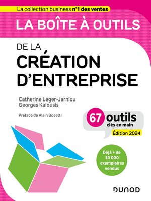 cover image of La boîte à outils de la Création d'entreprise 2024